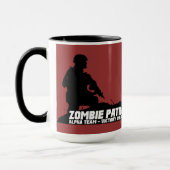 Mug Patrouille de zombi - alpha équipe, victoire ou (Gauche)