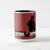 Mug Patrouille de zombi - alpha équipe, victoire ou (Centre)