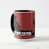 Mug Patrouille de zombi - alpha équipe, victoire ou (Devant gauche)