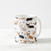 Mug Patrouilles et os de Chiens de Corgi (Devant droit)