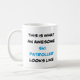 Mug patrouilleur de ski, génial