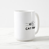 Mug Patte chat maman chat et les femmes imprimé main (Devant droit)