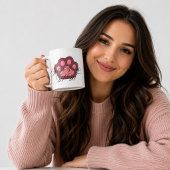 Mug Patte de chat mignonne "MEOW" Calligraphie – Chat