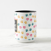 Mug Patte de chat noir drôle mignonne  (Centre)