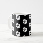 Mug Patte de chien - Weis - noir (Devant gauche)
