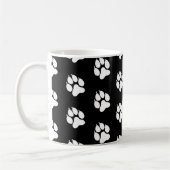 Mug Patte de chien - Weis - noir (Gauche)