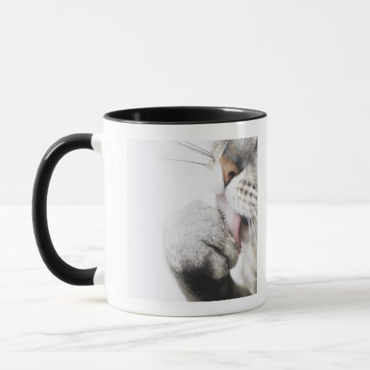 Mug Patte de nettoyage de chat (Gauche)