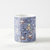 Mug Patter les yoga poses | Yoga seamless pattern 49 (Centre)