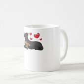 Mug Patterdale Terrier Chien Avec Animal Stuffé (Devant droit)