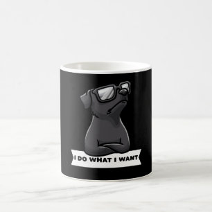 Mug Patterdale terrier Je fais ce que je veux chien t