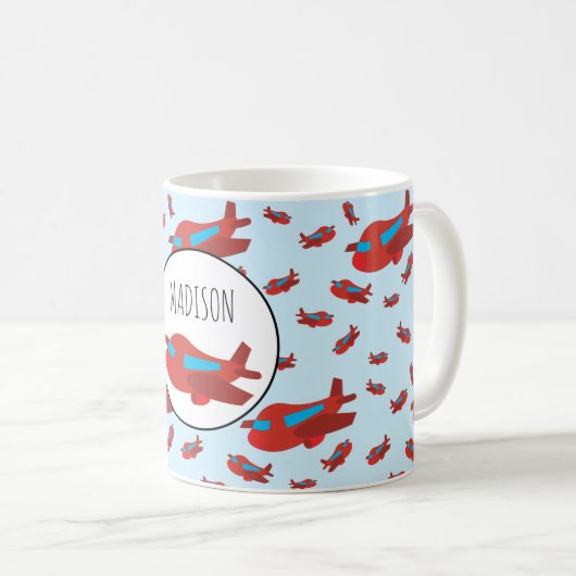 Mug Pattern custom Nom (Devant droit)