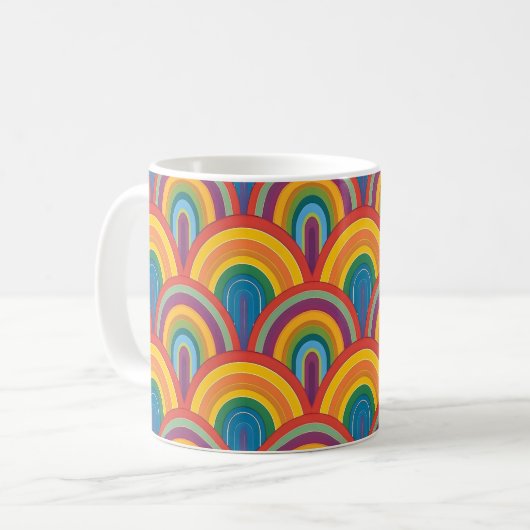 Mug Pattern de Abstract (Devant gauche)