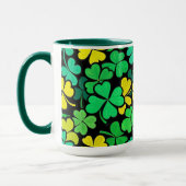 Mug Pattern St. Patrick's Day Clovers (Gauche)