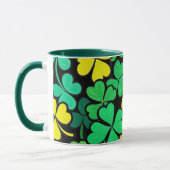 Mug Pattern St. Patrick's Day Clovers (Gauche)