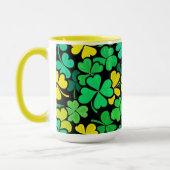 Mug Pattern St. Patrick's Day Clovers (Gauche)