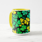 Mug Pattern St. Patrick's Day Clovers (Devant gauche)