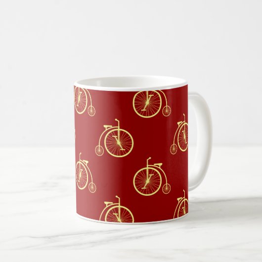 Mug Patterns à Red Tones (Devant droit)