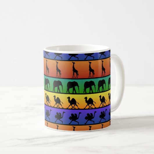 Mug Patterns d'African Animals (Devant droit)