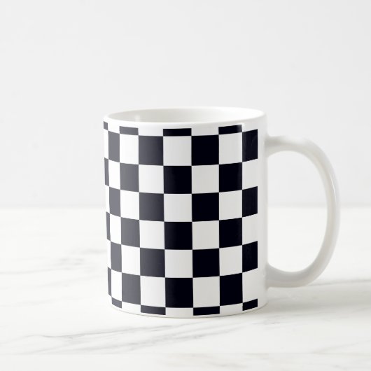 Mug Patters de Black and White Checker (Droite)