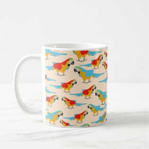 Mug Patters du Colorful Tropical Macaw
