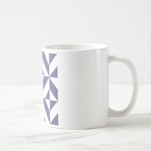 Mug Patters Midnight Blue Geometric Deco Cube (Droite)