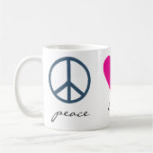 Mug Pattes d'amour de paix (Gauche)