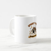 Mug Pattes de chien fantôme Halloween (Devant gauche)