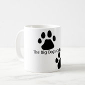 Mug Pattes de chien, le grand café de chiens (Devant gauche)