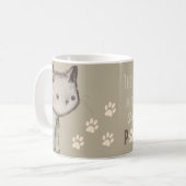 Mug Pattes mignonnes faites sur commande (Devant gauche)