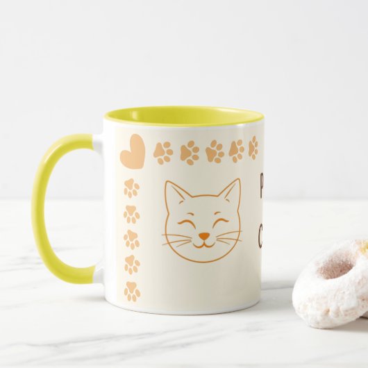 Mug Pattes pour Café (Avec donut)