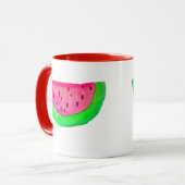 Mug Pâturage rose juteux, muscade de fruits (Devant gauche)