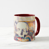 Mug Paul Cezanne - Aquarelle à trois crânes (Devant droit)