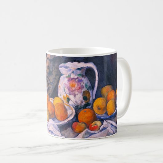 Mug Paul Cezanne - La vie morte avec un rideau (Devant droit)