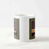 Mug Paul Cezanne ~ Pot vert et cruche en étain 1870 (Centre)