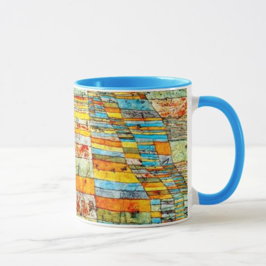 Mug Paul Klee art : Autoroute et voies de communicatio (Droite)