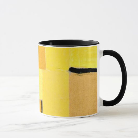 Mug Paul Klee art : Caractères en jaune (Droite)