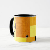 Mug Paul Klee art : Caractères en jaune (Devant gauche)