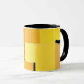 Mug Paul Klee art : Caractères en jaune (Devant droit)
