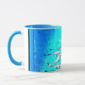 Mug Paul Klee art : Fish Image, peinture de Klee (Gauche)