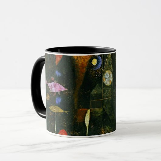 Mug Paul Klee art : Fish Magic, célèbre peinture Klee (Devant gauche)