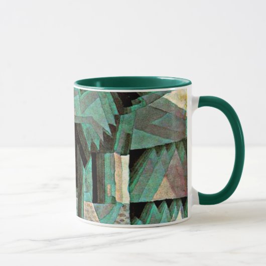 Mug Paul Klee art : Ville de rêve (Droite)