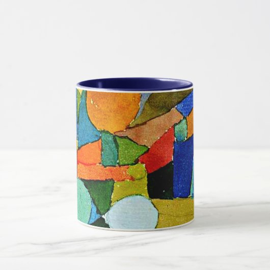 Mug Paul Klee : Couleurs Formes art Abstrait (Centre)