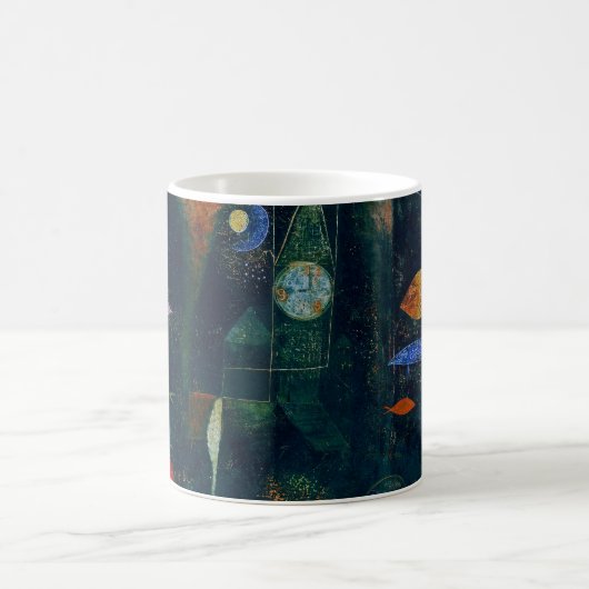 Mug Paul Klee Fish Magic Peinture Abstraite Art graphi (Centre)