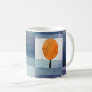 Mug Paul Klee Messager de l'automne Bleu Moderne Abstr