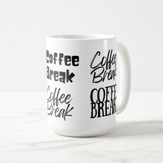 Mug Pause café (Devant droit)