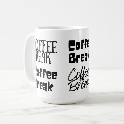 Mug Pause café (Devant gauche)