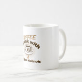 Mug pause café avec malinois belge (Devant droit)