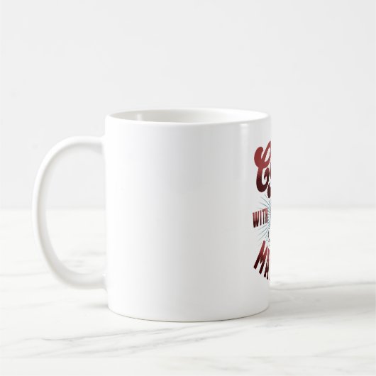 Mug pause café avec malinois belge, drôle (Gauche)