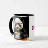 Mug Pause café du panda (Devant gauche)