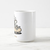 Mug Pause Café – Faucheuse Café à l'humour noir  (Centre)